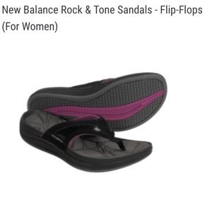 new balance rock and tone flip flops